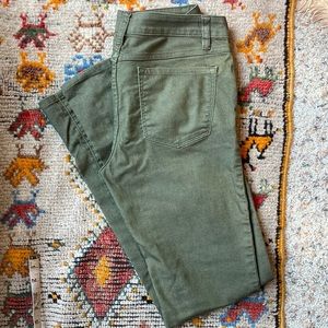 Prana Green Skinny Jeans size 6/28